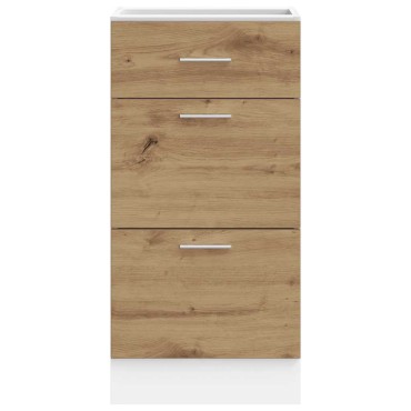 vidaXL Ντουλάπι "Lyon" από Τεχνητό Δρυ 40x46x81,5cm από Τεχνητό Ξύλο 1 τεμ.