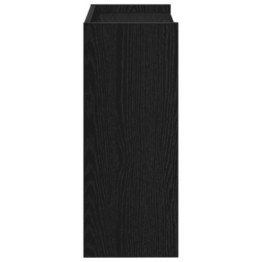 Ράφι παπουτσιών vidaXL Μαύρο 60x25x62cm Κατασκευασμένο ξύλο