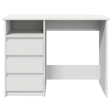 vidaXL Γραφείο Λευκό 102x50x75cm από Επεξεργασμένο Ξύλο 1 τεμ.