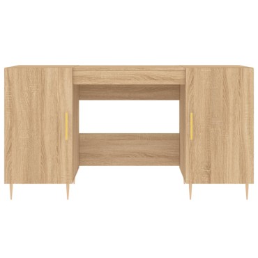 vidaXL Γραφείο Sonoma Δρυς 140x50x75cm από Επεξεργασμένο Ξύλο 1 τεμ.