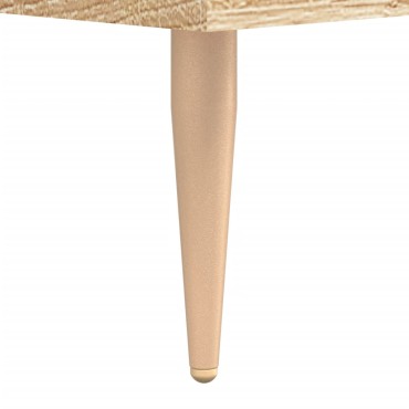 vidaXL Γραφείο Sonoma Δρυς 140x50x75cm από Επεξεργασμένο Ξύλο 1 τεμ.