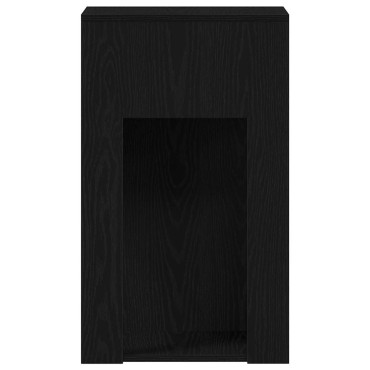 vidaXL Πύργος υπολογιστή με συρτάρι Μαύρο 30x44x74cm 1 τεμ.