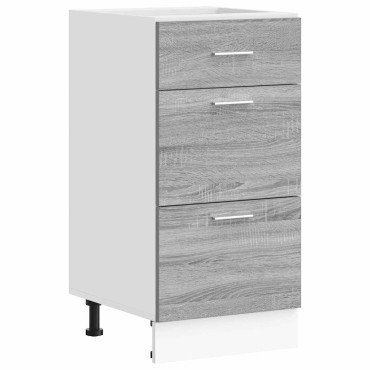 vidaXL Ντουλάπι "Lyon" Γκρι Sonoma 40x46x81,5cm από Τεχνητό Ξύλο 1 τεμ.