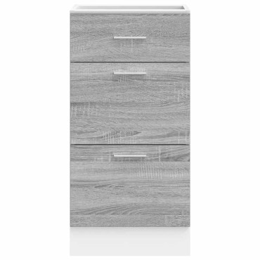 vidaXL Ντουλάπι "Lyon" Γκρι Sonoma 40x46x81,5cm από Τεχνητό Ξύλο 1 τεμ.