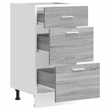 vidaXL Ντουλάπι "Lyon" Γκρι Sonoma 40x46x81,5cm από Τεχνητό Ξύλο 1 τεμ.