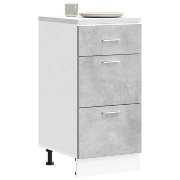 vidaXL Ντουλάπι "Lyon" Γκρι από Σκυρόδεμα 40x46x81,5cm από Τεχνητό Ξύλο 1 τεμ.