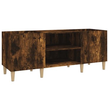 vidaXL Δισκοθήκη Καπνιστή Δρυς 121x38x48cm από Επεξεργασμένο Ξύλο 1 τεμ.
