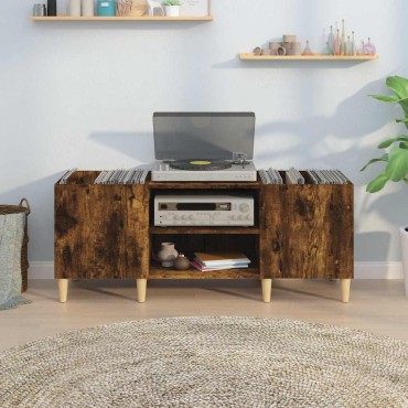 vidaXL Δισκοθήκη Καπνιστή Δρυς 121x38x48cm από Επεξεργασμένο Ξύλο 1 τεμ.