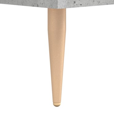 vidaXL Γραφείο Γκρι Σκυροδέματος 140x50x75cm από Επεξεργ. Ξύλο 1 τεμ.