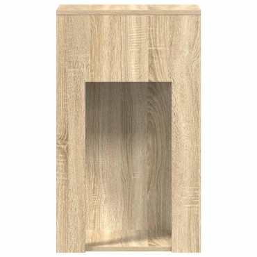 vidaXL Πύργος υπολογιστών με συρτάρι Δρυς sonoma 30x44x74cm 1 τεμ.