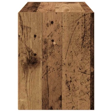 vidaXL Ντουλάπι με 2 συρτάρια Παλαιού Ξύλου 60x31x40cm από Επεξ. Ξύλο 1 τεμ.