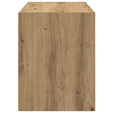 vidaXL Ντουλάπι με 2 συρτάρια Αρτισιανή Δρυς 60x31x40cm Επεξ. Ξύλο 1 τεμ.