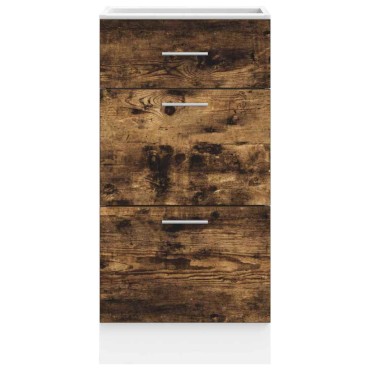 vidaXL Ντουλάπι "Lyon" Καπνιστή Δρυς 40x46x81,5cm από Τεχνητό Ξύλο 1 τεμ.