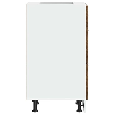 vidaXL Ντουλάπι "Lyon" Καπνιστή Δρυς 40x46x81,5cm από Τεχνητό Ξύλο 1 τεμ.