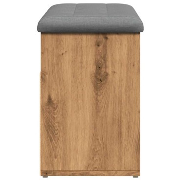 Πάγκος παπουτσιών vidaXL Artisan Oak 82x32x45,5cm Κατασκευασμένο ξύλο