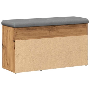 Πάγκος παπουτσιών vidaXL Artisan Oak 82x32x45,5cm Κατασκευασμένο ξύλο