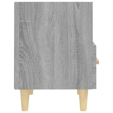 vidaXL Κομοδίνο Γκρι Sonoma 40x35x47cm 1 τεμ.