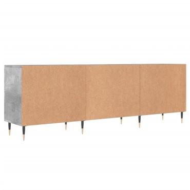 vidaXL Έπιπλο Τηλεόρασης Γκρι Σκυροδέματος 150x30x50cm Επεξ. Ξύλο
