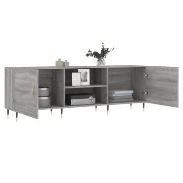 vidaXL Έπιπλο Τηλεόρασης Γκρι Sonoma 150x30x50cm από Επεξεργ. Ξύλο