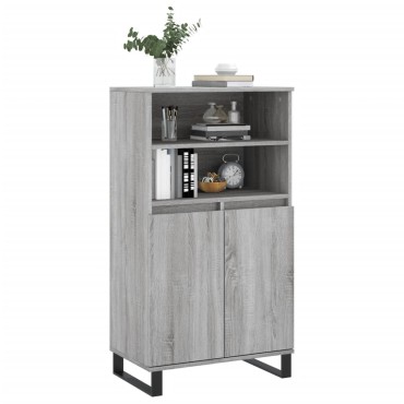vidaXL Ντουλάπι Γκρι Sonoma 60x36x110cm από Επεξεργασμένο Ξύλο 1 τεμ.