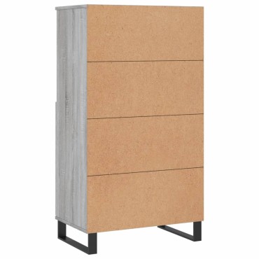 vidaXL Ντουλάπι Γκρι Sonoma 60x36x110cm από Επεξεργασμένο Ξύλο 1 τεμ.