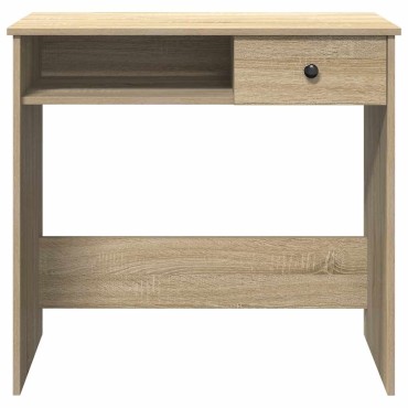 vidaXL Γραφείο Χρώμα Sonoma Δρυς 80x40x75cm από Μοριοσανίδα 1 τεμ.