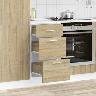 vidaXL Ντουλάπι "Lyon" Sonoma Δρυς 40x46x81,5cm από Τεχνητό Ξύλο 1 τεμ.