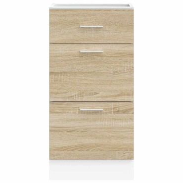 vidaXL Ντουλάπι "Lyon" Sonoma Δρυς 40x46x81,5cm από Τεχνητό Ξύλο 1 τεμ.