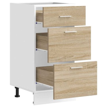 vidaXL Ντουλάπι "Lyon" Sonoma Δρυς 40x46x81,5cm από Τεχνητό Ξύλο 1 τεμ.