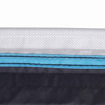vidaXL Σακούλα Αποθήκευσης Μαύρο και μπλε 140 x 43 εκ. oxford