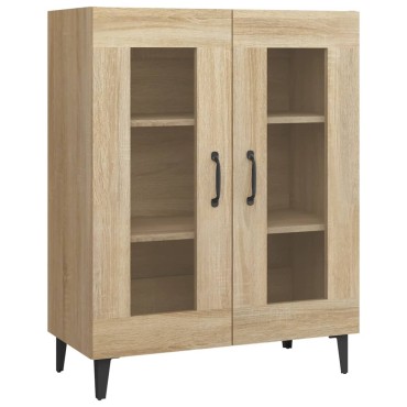 vidaXL Ντουλάπι Sonoma Δρυς 69,5x34x90cm από Επεξεργασμένο Ξύλο 1 τεμ.