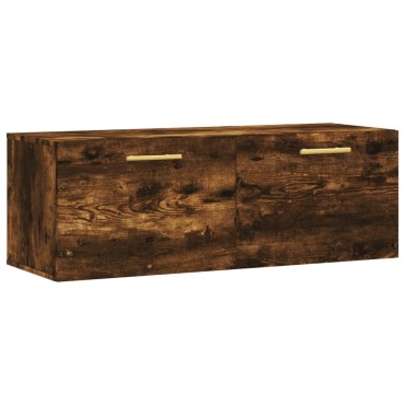 vidaXL Ντουλάπι Τοίχου Καπνιστή δρυς 100x36,5x35cm Επεξεργασμένο Ξύλο 1 τεμ.