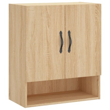 vidaXL Ντουλάπι Τοίχου Sonoma Δρυς 60x31x70cm Επεξεργασμένο Ξύλο 1 τεμ.