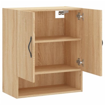 vidaXL Ντουλάπι Τοίχου Sonoma Δρυς 60x31x70cm Επεξεργασμένο Ξύλο 1 τεμ.