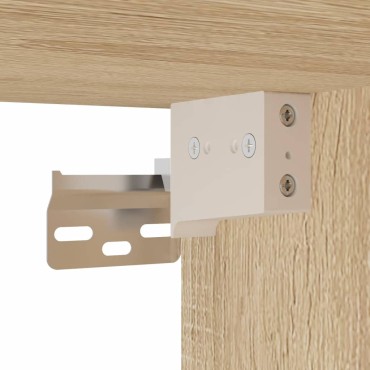 vidaXL Ντουλάπι Τοίχου Sonoma Δρυς 60x31x70cm Επεξεργασμένο Ξύλο 1 τεμ.