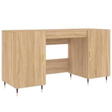 vidaXL Γραφείο Sonoma Δρυς 140x50x75cm από Επεξεργασμένο Ξύλο 1 τεμ.