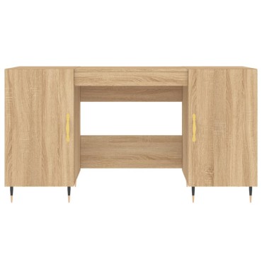 vidaXL Γραφείο Sonoma Δρυς 140x50x75cm από Επεξεργασμένο Ξύλο 1 τεμ.