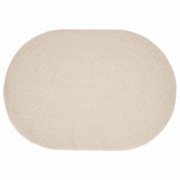 vidaXL Χαλί ZIZUR Κρεμ 200x140cm Πολυπροπυλένιο
