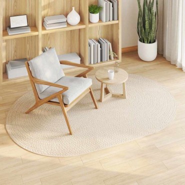 vidaXL Χαλί ZIZUR Κρεμ 200x140cm Πολυπροπυλένιο