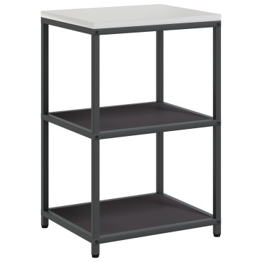 vidaXL Ράφι Κουζίνας HATTEM Μαύρο 60x50x92cm Ατσάλι