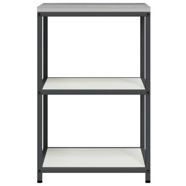 vidaXL Ράφι Κουζίνας HATTEM Λευκό 60x50x92cm Ατσάλι