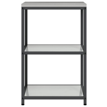 vidaXL Ράφι Κουζίνας HATTEM Ασημί 60x50x92cm Ατσάλι