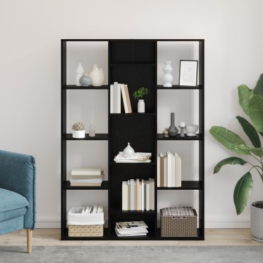 vidaXL Διαχωριστικό Δωματίου Μαύρη Οξυά 100x24x140cm 1 τεμ.