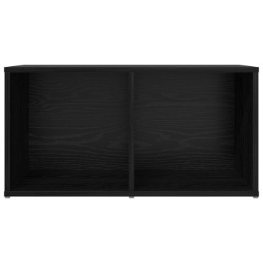 vidaXL Σετ επίπλου τηλεόρασης 72x35x37cm Μαύρο Επεξεργασμένο Ξύλο