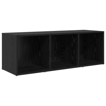 vidaXL Σετ επίπλου τηλεόρασης 72x35x37cm Μαύρο Επεξεργασμένο Ξύλο