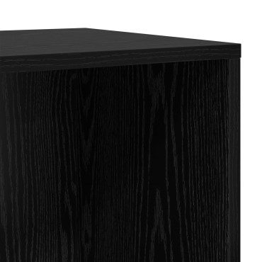 vidaXL Σετ επίπλου τηλεόρασης 72x35x37cm Μαύρο Επεξεργασμένο Ξύλο