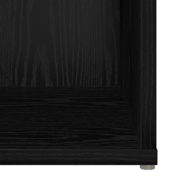 vidaXL Σετ επίπλου τηλεόρασης 72x35x37cm Μαύρο Επεξεργασμένο Ξύλο