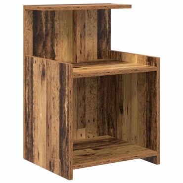 vidaXL Κομοδίνο Παλιό ξύλο 40x35x60cm Επεξεργασμένο Ξύλο 1 τεμ.