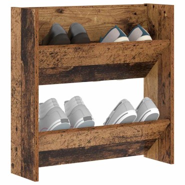 vidaXL Ντουλάπα Παπουτσιών 60x18x60cm Επεξεργασμένο Ξύλο