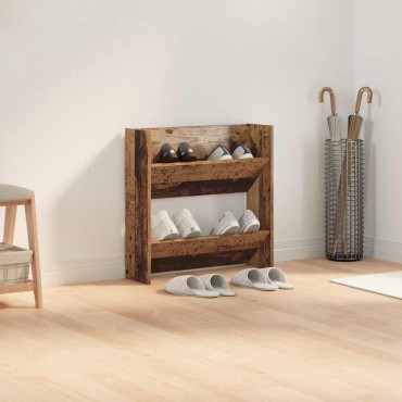 vidaXL Ντουλάπα Παπουτσιών 60x18x60cm Επεξεργασμένο Ξύλο